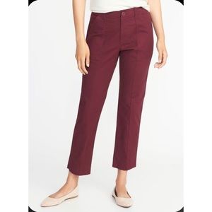 Old Navy Cropped Utility Pant with Raw Hem